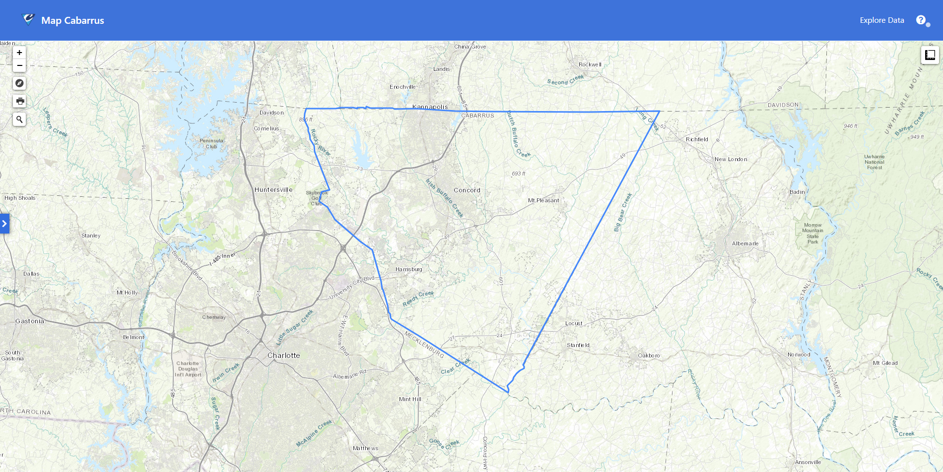 Cabarrus County Gis Map Cabarrus County North Carolina Open Data